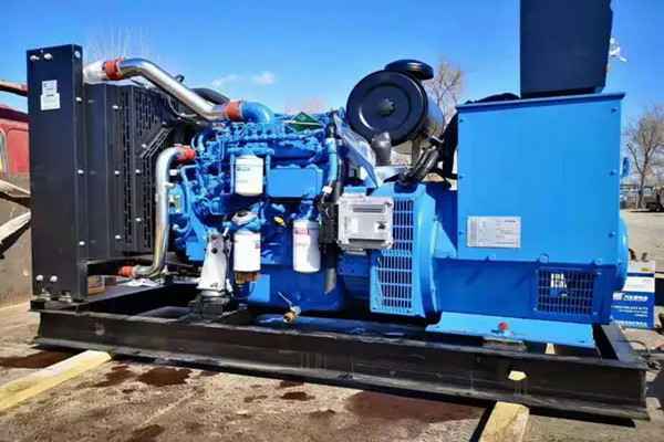 广州启航现代物流服务有限公司机电一批柴油发电机组发往客户手中